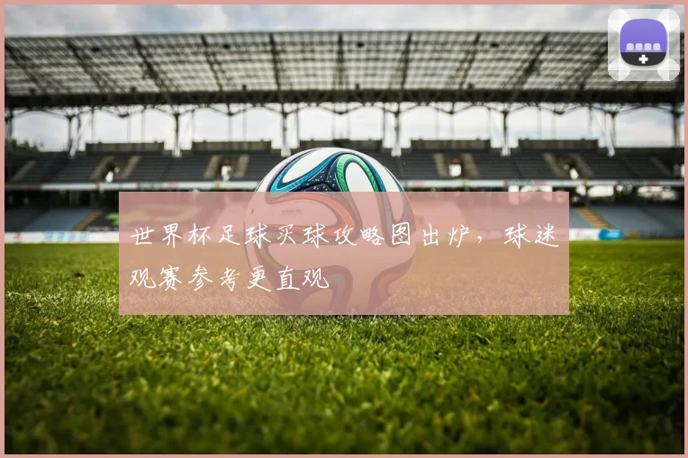 世界杯足球买球攻略图出炉，球迷观赛参考更直观